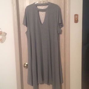 Like Brand new w/o tags Torrid grey dress